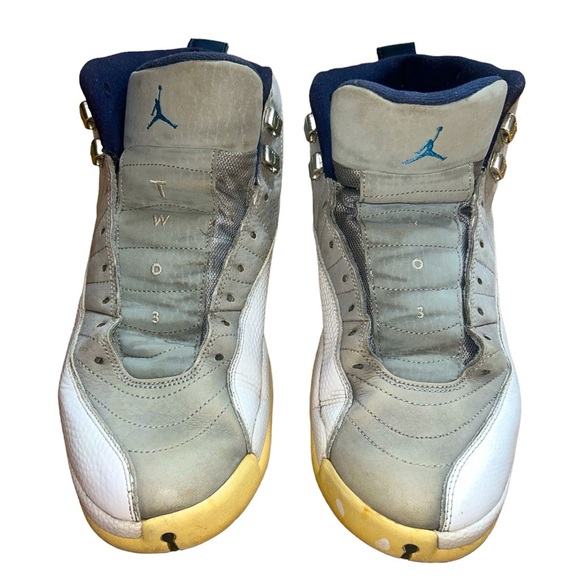 Air Jordan 12 Retro Grey University - Blue Size 9.5